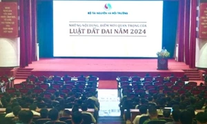 Hội nghị tập huấn tuyên truyền Luật Đất đai năm 2024