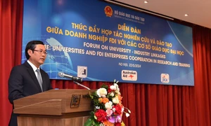 Thứ trưởng Bộ GD-ĐT Nguyễn Văn Phúc: "Khan hiếm nhân lực đáp ứng yêu cầu doanh nghiệp FDI"