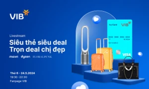 Đón xem livestream của VIB và tận hưởng loạt ưu đãi giảm đến 65%