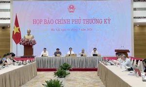 Họp báo Chính phủ thường kỳ tháng 4.2024