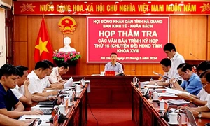 Hà Giang: Thẩm tra một số dự thảo Nghị quyết trình Kỳ họp thứ 16