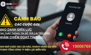 EVNNPC cảnh báo cuộc gọi mạo danh nhân viên điện lực hoàn tiền cho khách hàng