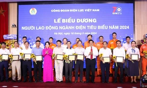 EVN biểu dương 117 người lao động tiêu biểu năm 2024