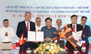 Công ty Hàn Quốc - Việt Nam ký kết hợp tác hỗ trợ di chuyển an toàn giao thông dành cho người yếu thế