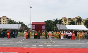 Hưng Yên: Sẵn sàng cho Hội thi nghiệp vụ chữa cháy và cứu nạn, cứu hộ