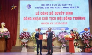 PGS.TS Nguyễn Thanh Chương được bổ nhiệm làm Chủ tịch Hội đồng trường Trường ĐH Giao thông vận tải