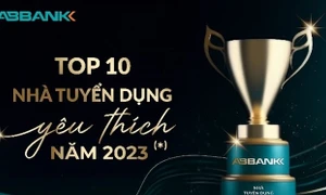 ABBANK được vinh danh “Top 10 Nhà Tuyển dụng yêu thích 2023” ngành Tài chính - nNân hàng - Chứng khoán