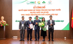 Đại học Quốc gia Hà Nội thành lập Trung tâm Đào tạo trực tuyến