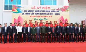 Kỷ niệm 1.480 năm Lý Nam Đế lên ngôi Hoàng đế và thành lập nước Vạn Xuân