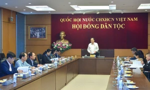 Phó Chủ tịch Thường trực Quốc hội Trần Thanh Mẫn chủ trì cuộc họp về Đề án đồng bộ hóa chính sách dân tộc