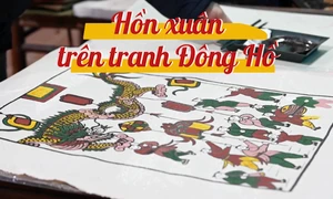 Hồn Xuân tươi sắc trên tranh dân gian Đông Hồ