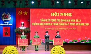 Công an TP. Hải Phòng thực hiện chương trình công tác công an, tập trung bảo vệ Tết Nguyên đán Giáp Thìn