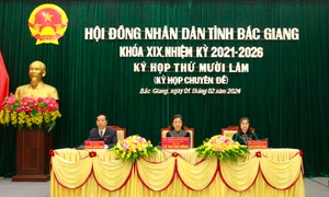 Kỳ họp thứ 15, HĐND tỉnh Bắc Giang Khóa XIX: Thông qua nhiều nghị quyết quan trọng