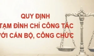 Quy định về tạm đình chỉ công tác, chuyển vị trí công tác khác với người có chức vụ, quyền hạn