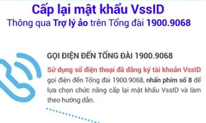 BHXH Việt Nam thí điểm cấp lại mật khẩu ứng dụng VssID qua tổng đài