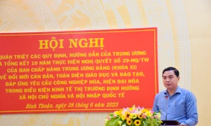 Bình Thuận: Hành động quyết liệt hơn để đổi mới căn bản, toàn diện giáo dục và đào tạo