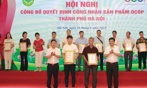 Hà Nội trao giấy chứng nhận sản phẩm OCOP cho 518 sản phẩm