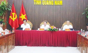 Phó Chủ tịch Quốc hội Nguyễn Đức Hải dự cuộc làm việc với Quảng Nam về phát triển năng lượng