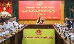 Thường trực HĐND tỉnh Bắc Giang họp phiên thường kỳ tháng 7