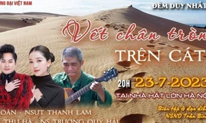 Đêm nhạc "Vết chân tròn trên cát" tri ân những người lính