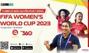 TV360 có bản quyền phát sóng trọn vẹn 64 trận đấu World Cup nữ 2023