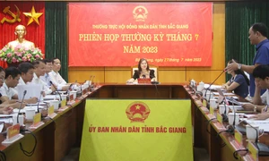 Thường trực HĐND tỉnh Bắc Giang cho ý kiến vào nhiều dự thảo báo cáo