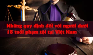 Quy định đối với người dưới 18 tuổi phạm tội ở Việt Nam