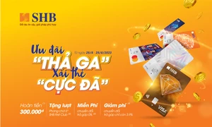 Nhiều ưu đãi cho khách hàng cá nhân khi mở thẻ tín dụng quốc tế SHB