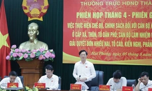 Hải Phòng: Bảo đảm chính sách cho người hoạt động không chuyên trách ở cơ sở