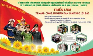 Ngày 10.5, khai mạc triển lãm "75 năm - Công an Nhân dân làm theo lời Bác"