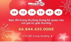 Thuê bao Mobifone trúng Jackpot 66,8 tỷ đồng qua Vietlott SMS