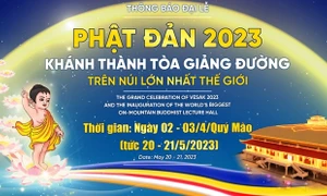 Chùa Ba Vàng tổ chức Đại lễ Phật đản 2023 và khánh thành Tòa giảng đường trên núi lớn nhất thế giới