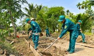 Tết quân - dân mừng Chôl Chnăm Thmây lần đầu tại Kiên Giang