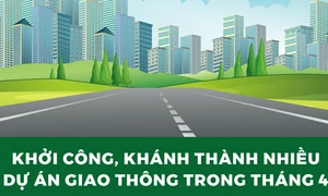 Khởi công, khánh thành nhiều dự án giao thông trong tháng 4