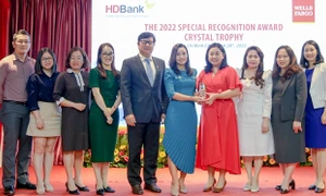 HDBank nhận giải thưởng chất lượng thanh toán quốc tế xuất sắc