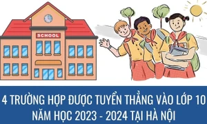 4 trường hợp được tuyển thẳng vào lớp 10 công lập ở Hà Nội