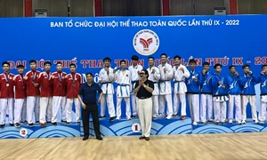 Karate Bình Dương giành huy chương vàng thứ hai tại Đại hội Thể thao toàn quốc 2022