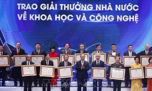 Những công trình khoa học và công nghệ được Giải thưởng Hồ Chí Minh và Nhà nước năm 2022