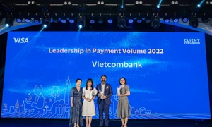 Vietcombank đươc vinh danh tại nhiều hạng mục giải thưởng quan trọng của Tổ chức thẻ Quốc tế Visa