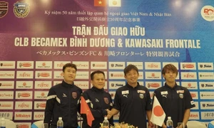 Trận đấu giao hữu giữa CLB Becamex Bình Dương và Kawasaki Frontale