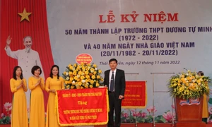 Tự hào lịch sử 50 năm ngôi trường mang tên danh nhân lịch sử Dương Tự Minh