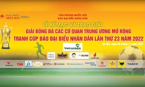 Lễ Bế mạc và trao giải Giải bóng đá các cơ quan Trung ương mở rộng tranh Cúp Báo Đại biểu Nhân dân lần thứ 23