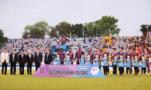 Trận giao hữu bóng đá giữa CLB Becamex Bình Dương và Kawasaki Frontale