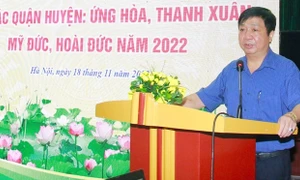 Đánh giá, phân hạng 46 sản phẩm OCOP cho các quận, huyện Ứng Hoà, Thanh Xuân, Mỹ Đức, Hoài Đức