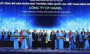 Hanel được vinh danh tại Lễ công bố Thương hiệu Quốc gia Việt Nam năm 2022