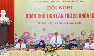 Hội nghị Đoàn Chủ tịch Ủy ban Trung ương Mặt trận Tổ quốc Việt Nam lần thứ 20