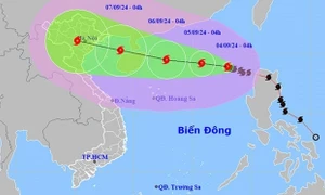 Bão số 3 mạnh cấp 11, giật cấp 13 trên khu vực Bắc Biển Đông