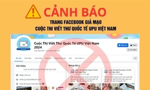 Cảnh giác với trang fanpage giả mạo Cuộc thi Viết thư quốc tế UPU