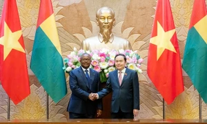 Chủ tịch Quốc hội Trần Thanh Mẫn hội kiến Tổng thống Cộng hòa Guinea Bissau