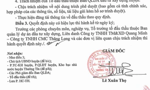 Hà Nội: Công ty TNHH TM & XD Quang Minh liên tiếp trúng thầu xây lắp với tỷ lệ tiết kiệm ngân sách thấp